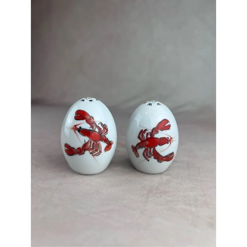 Vintage Lobster Salt and Pepper Shakers